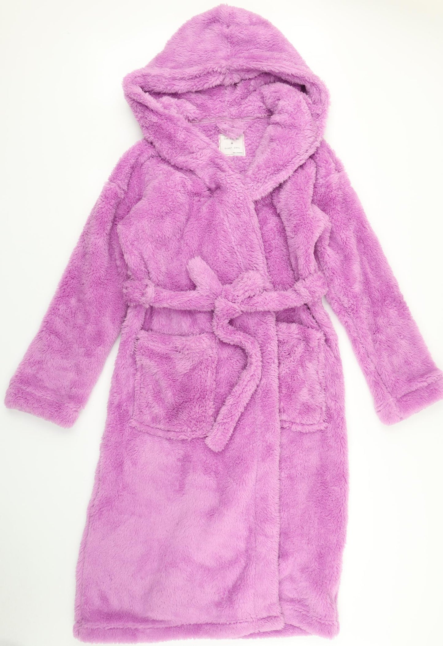 M&S Womens Purple Solid  Top Robe Size M