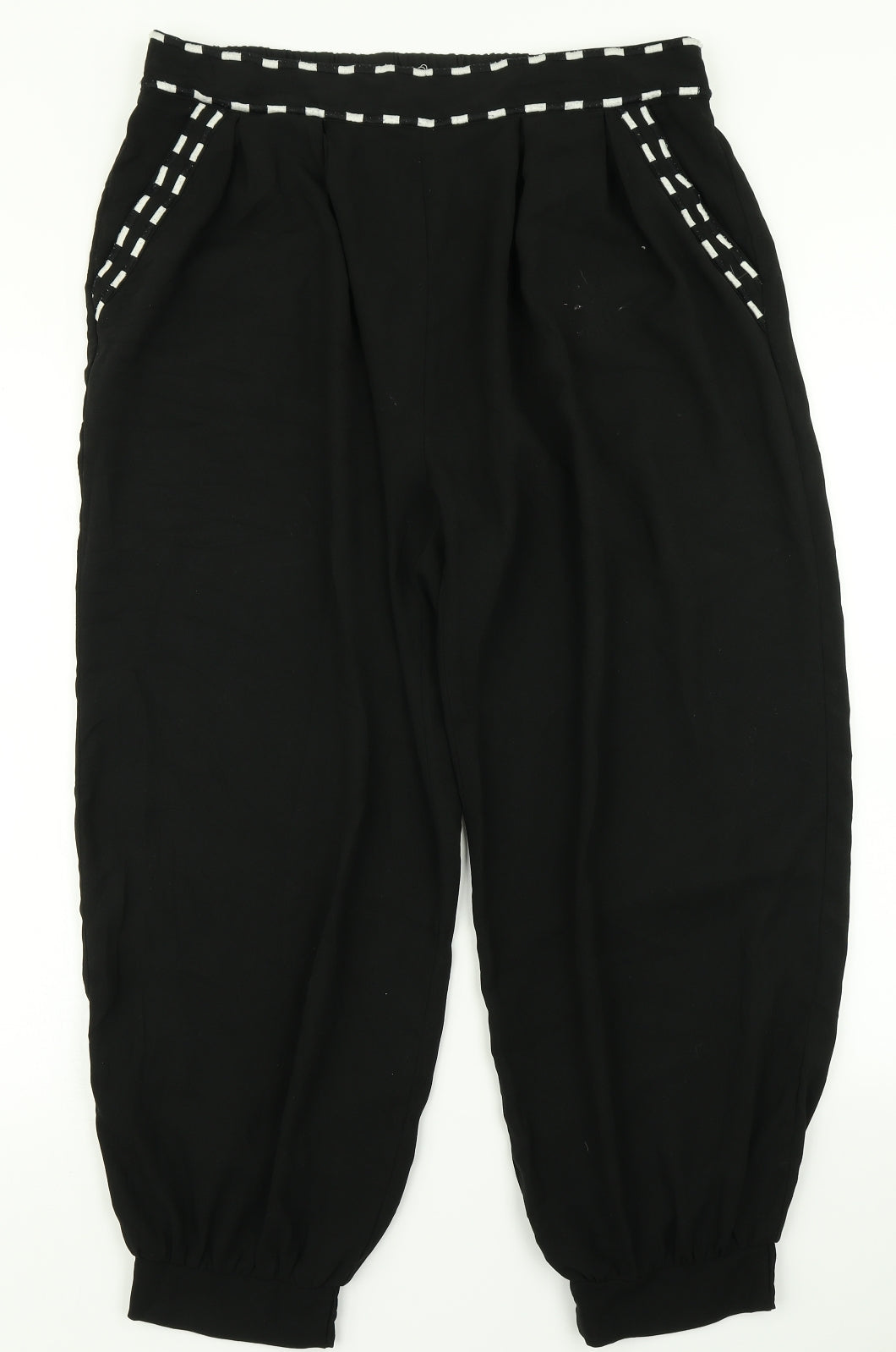 TU Womens Black   Harem Trousers Size 16 L26 in