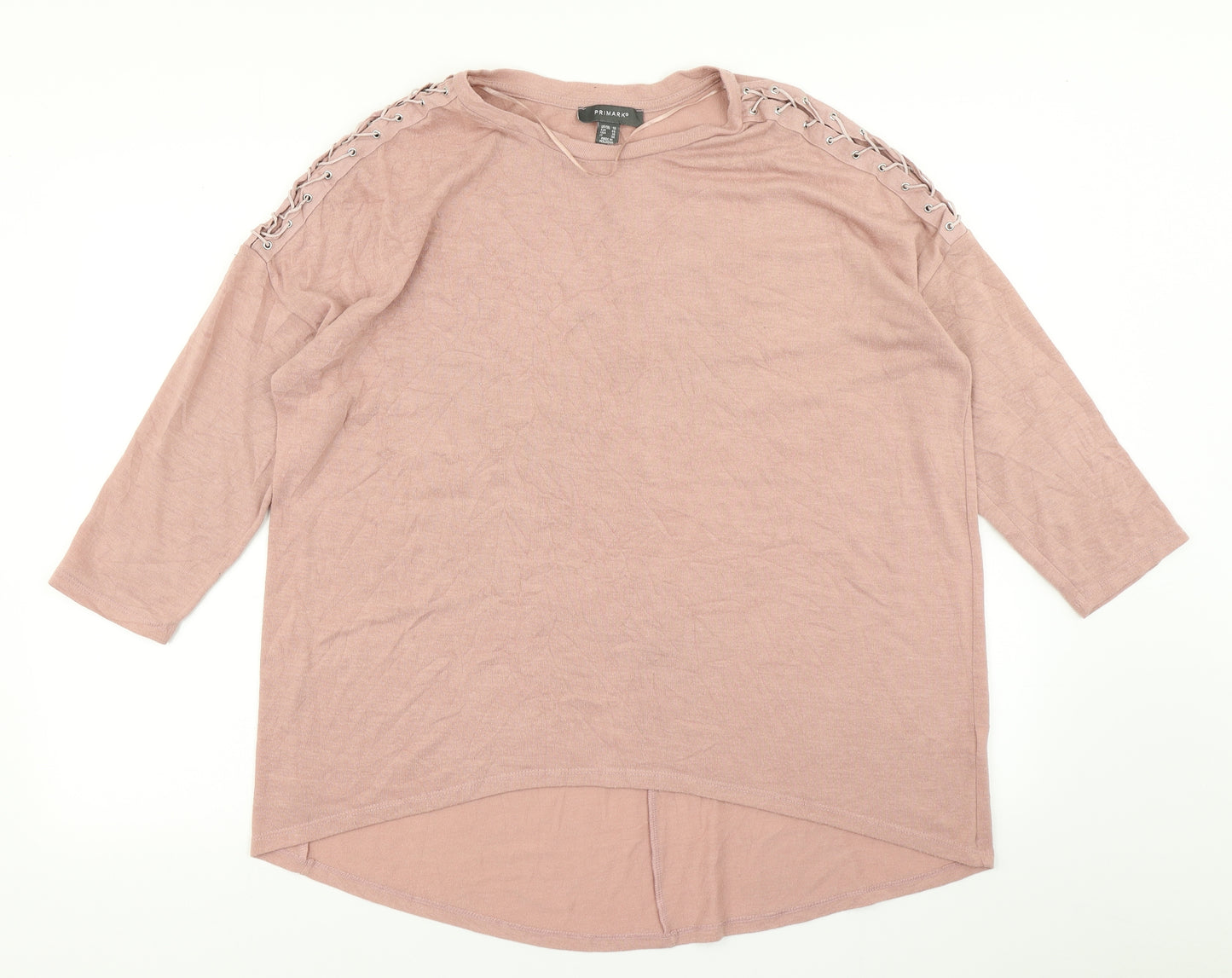 Primark Womens Pink   Basic T-Shirt Size 18