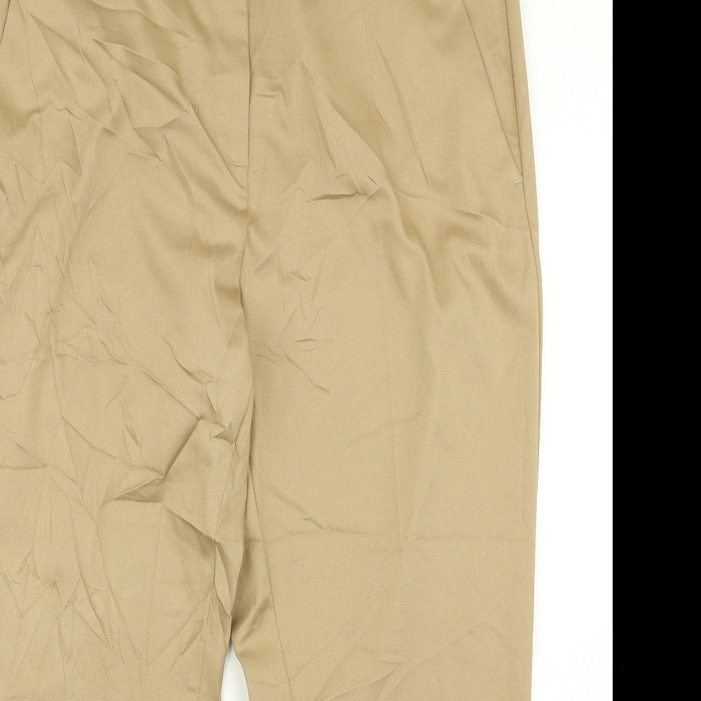 M&S Womens Brown   Dress Pants Trousers Size 20 L25 in