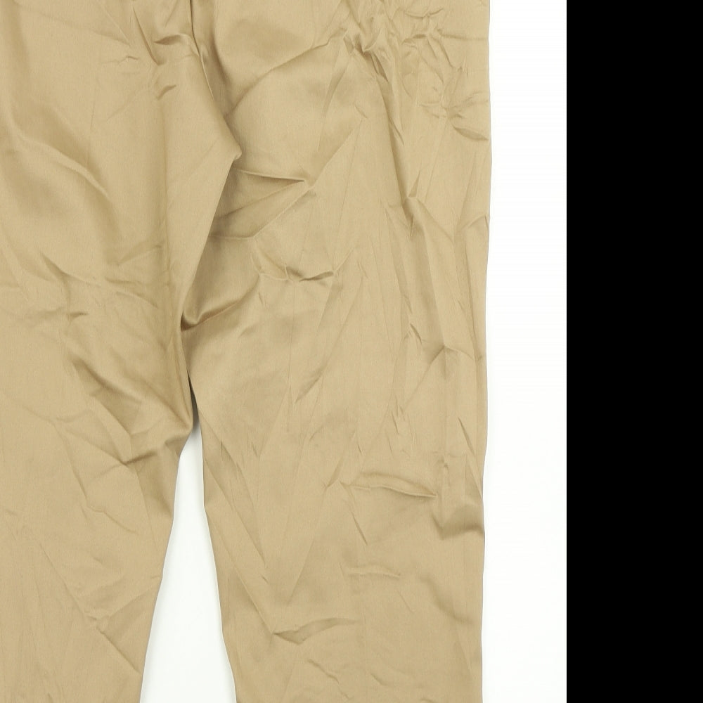 M&S Womens Brown   Dress Pants Trousers Size 20 L25 in