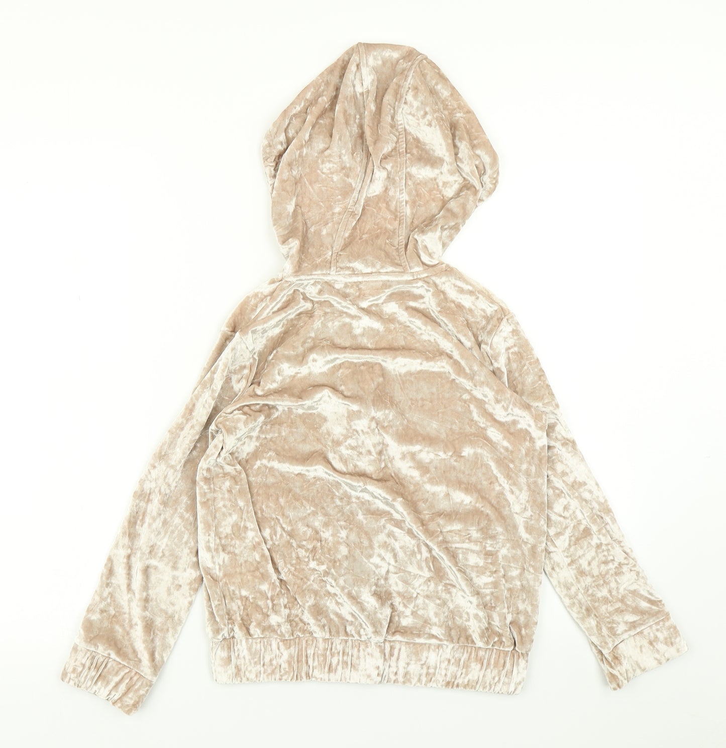 NEXT Girls Beige  Velour Jacket  Size 9 Years