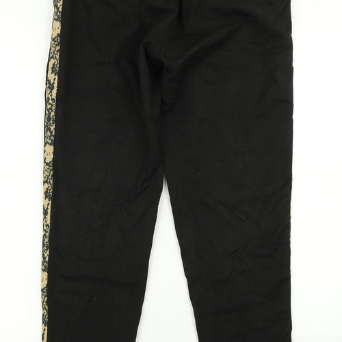 VERO MODA Womens Black Striped  Dress Pants Trousers Size M L29 in