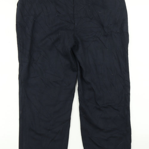 Classic Womens Blue   Pedal Pusher Trousers Size 12 L23 in