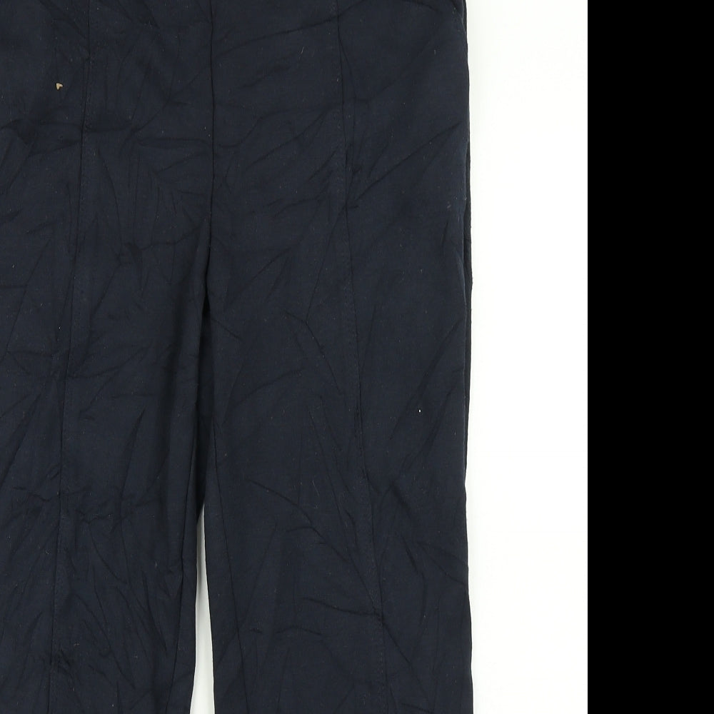 Classic Womens Blue   Pedal Pusher Trousers Size 12 L23 in