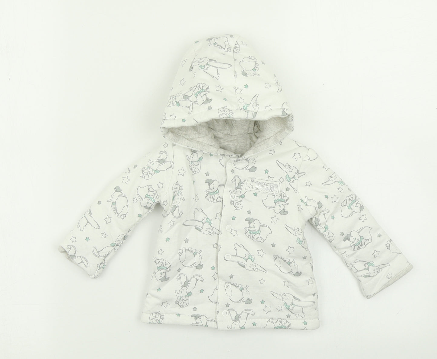 George Baby White   Jacket  Size 0-3 Months  - Dumbo
