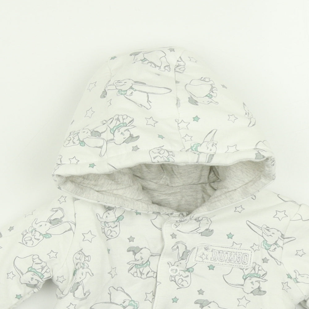 George Baby White   Jacket  Size 0-3 Months  - Dumbo