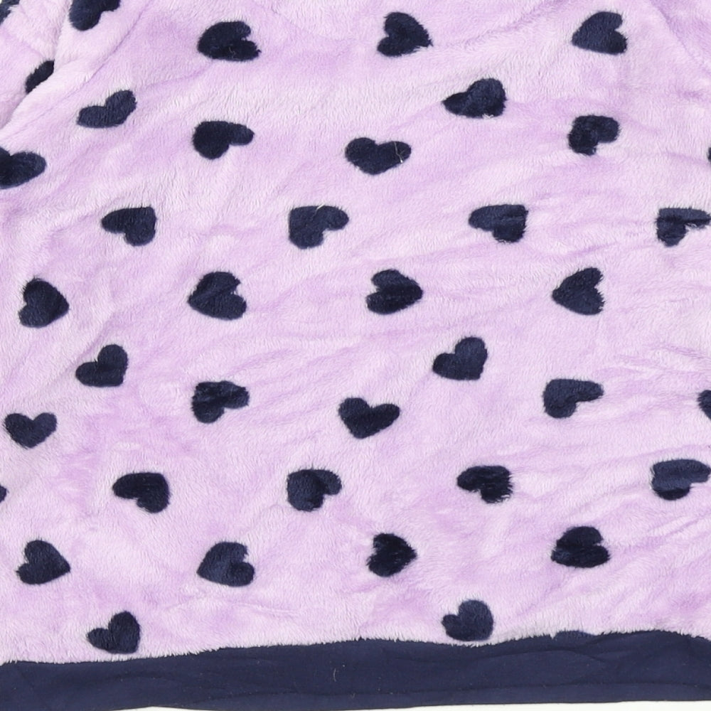 TU Girls Purple Spotted  Top Pyjama Top Size 9-10 Years  - Cat