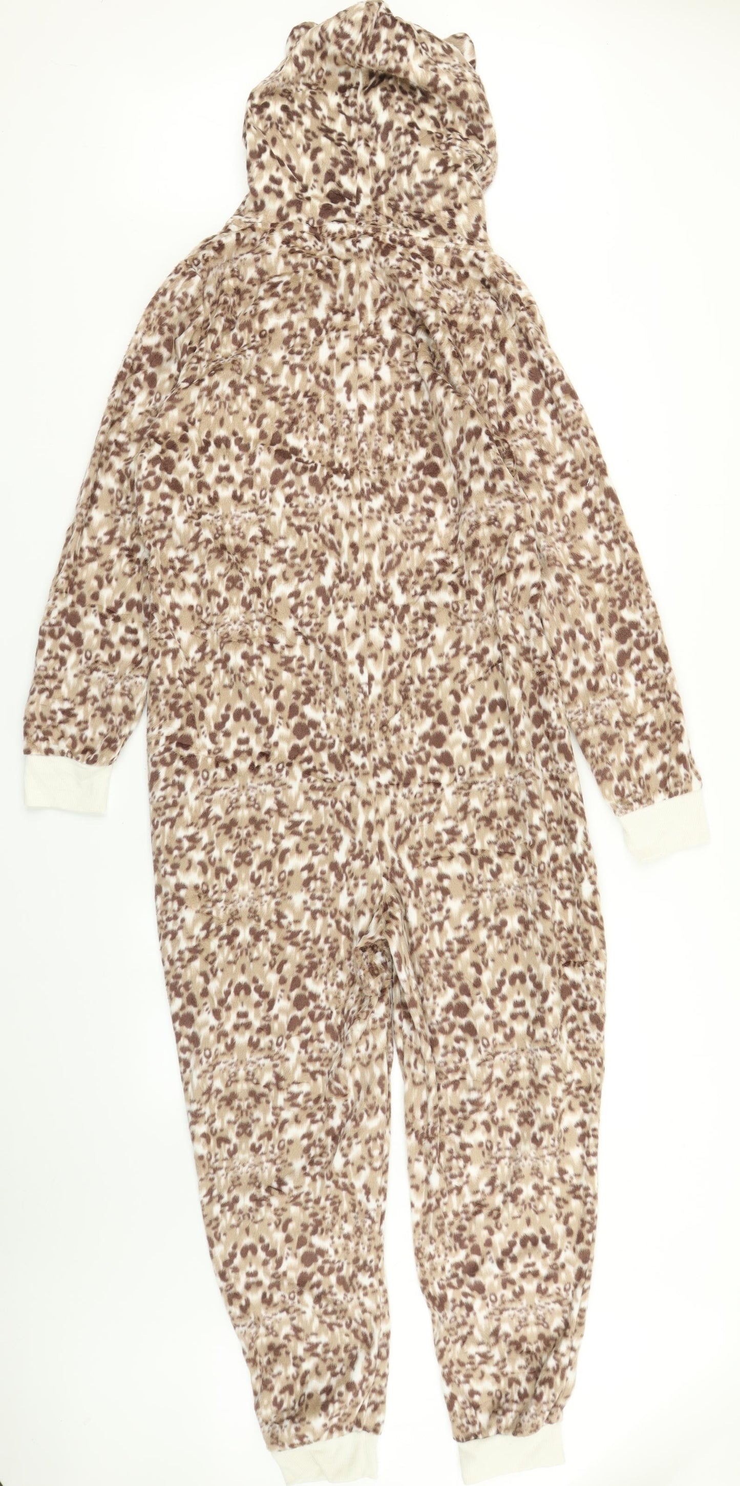 TU Womens Brown Animal Print  Top One Piece Size M