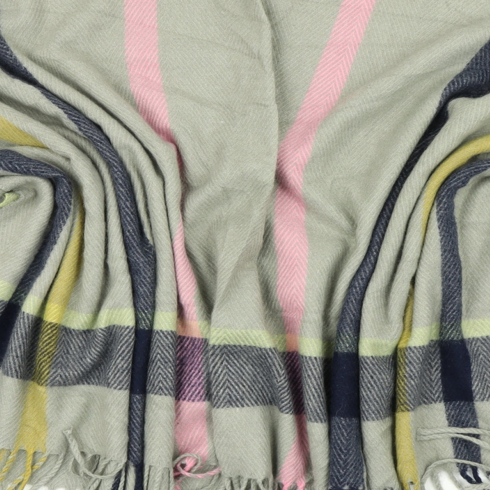 M&S Womens Grey Plaid  Cape Jumper One Size