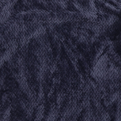 George Womens Blue Solid  Top Pyjama Top Size 8