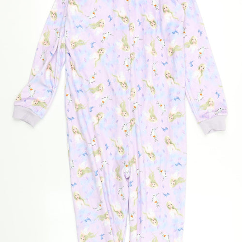 TU Girls Purple Spotted  Top One Piece Size 9-10 Years  - Frozen