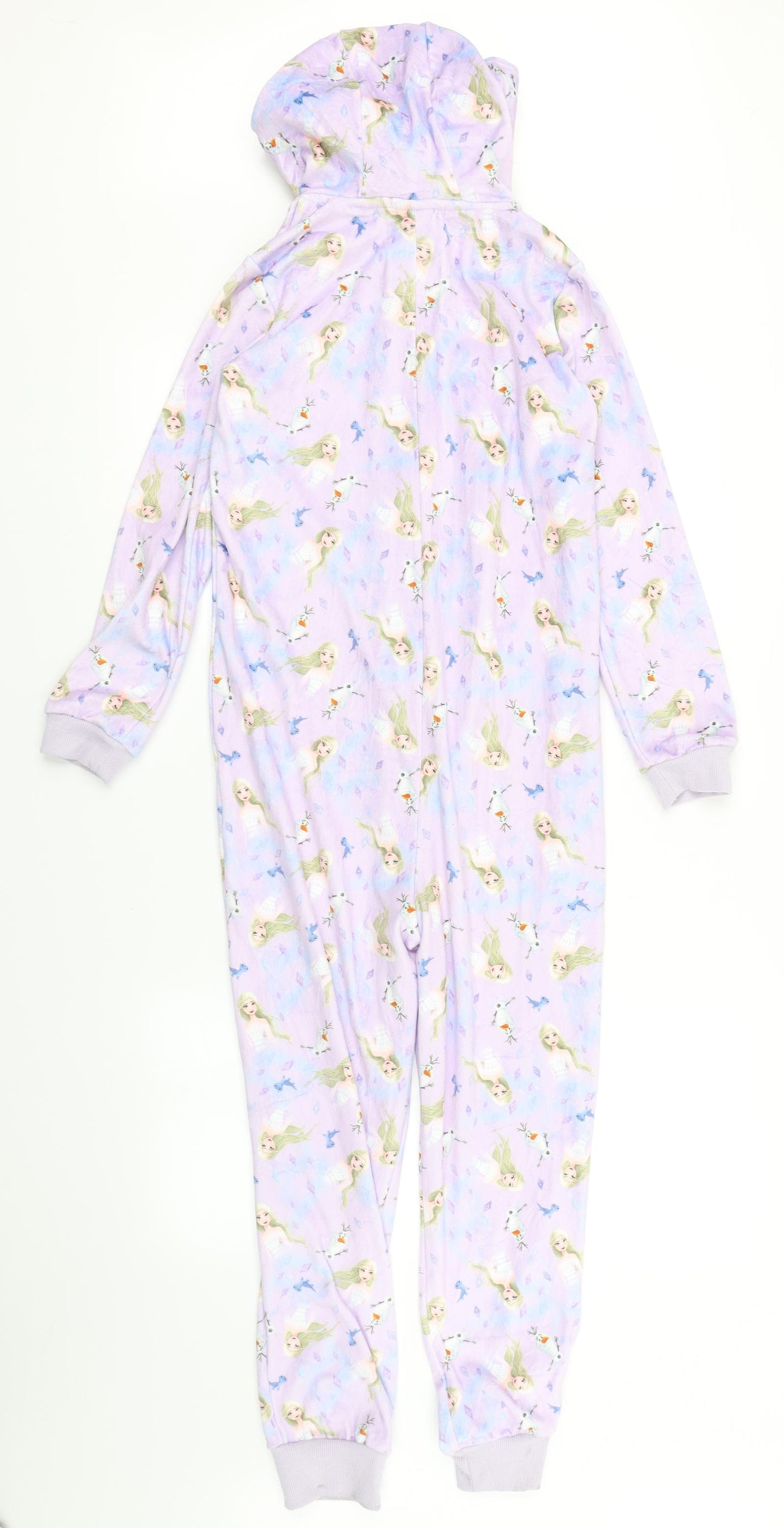 TU Girls Purple Spotted  Top One Piece Size 9-10 Years  - Frozen