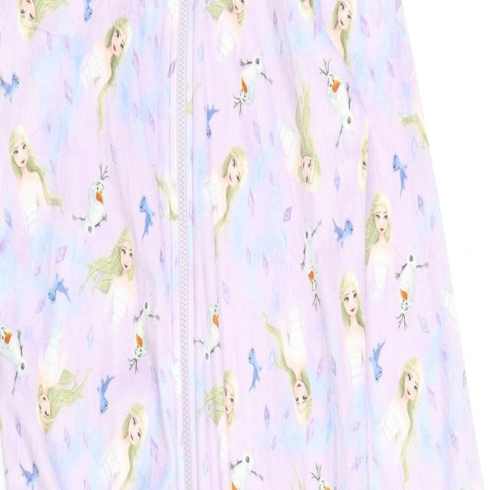 TU Girls Purple Spotted  Top One Piece Size 9-10 Years  - Frozen
