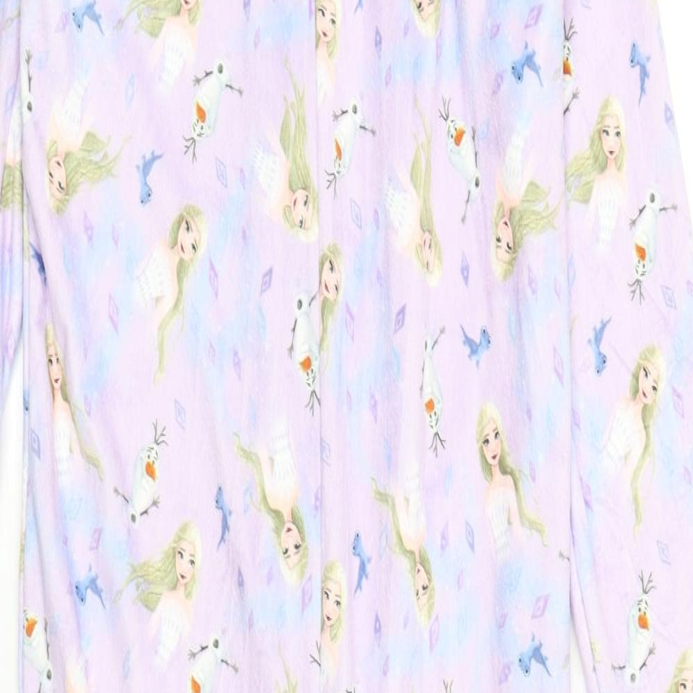 TU Girls Purple Spotted  Top One Piece Size 9-10 Years  - Frozen