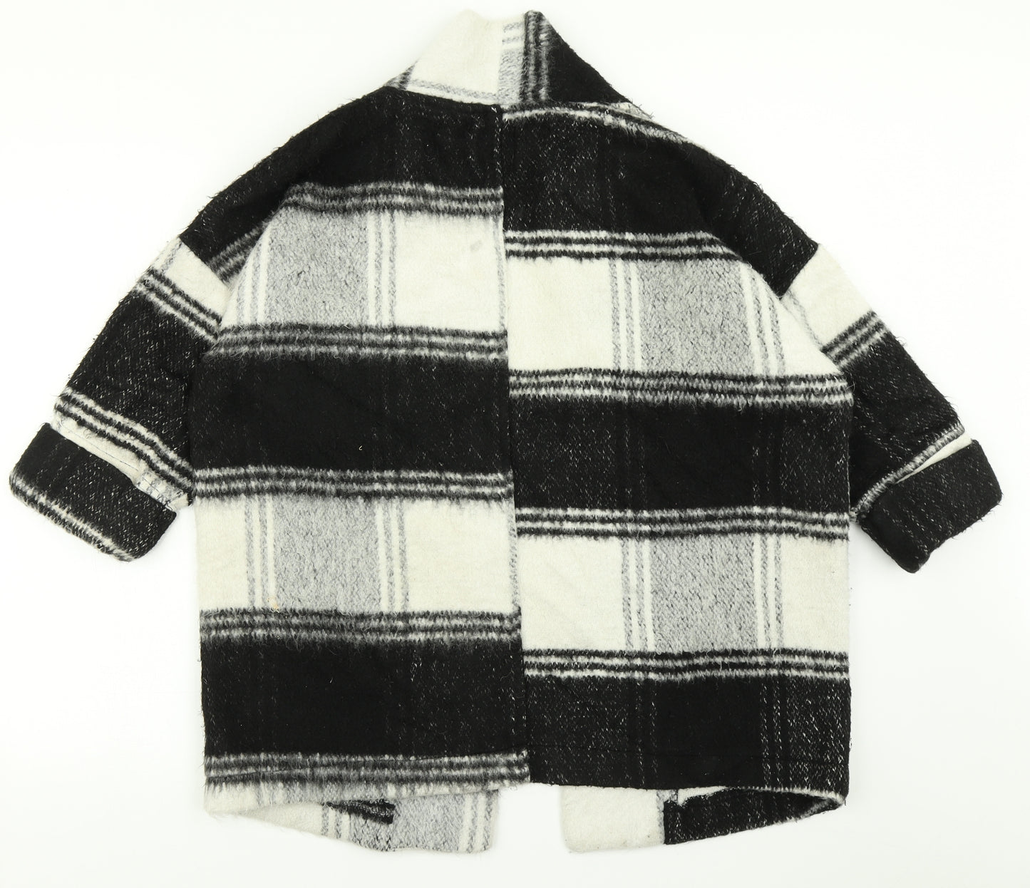 New Look Womens Black Check  Jacket  Size 10