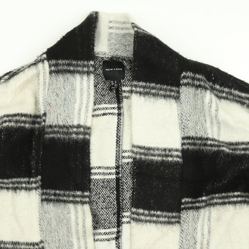 New Look Womens Black Check  Jacket  Size 10
