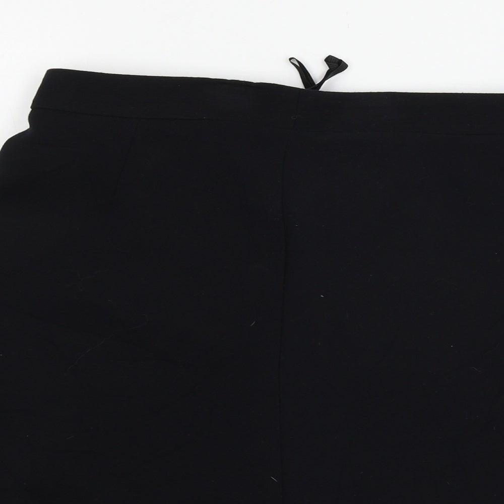 Marks and Spencer Womens Black   Flare Skirt Size 10