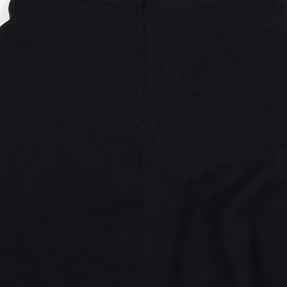 Marks and Spencer Womens Black   Flare Skirt Size 10