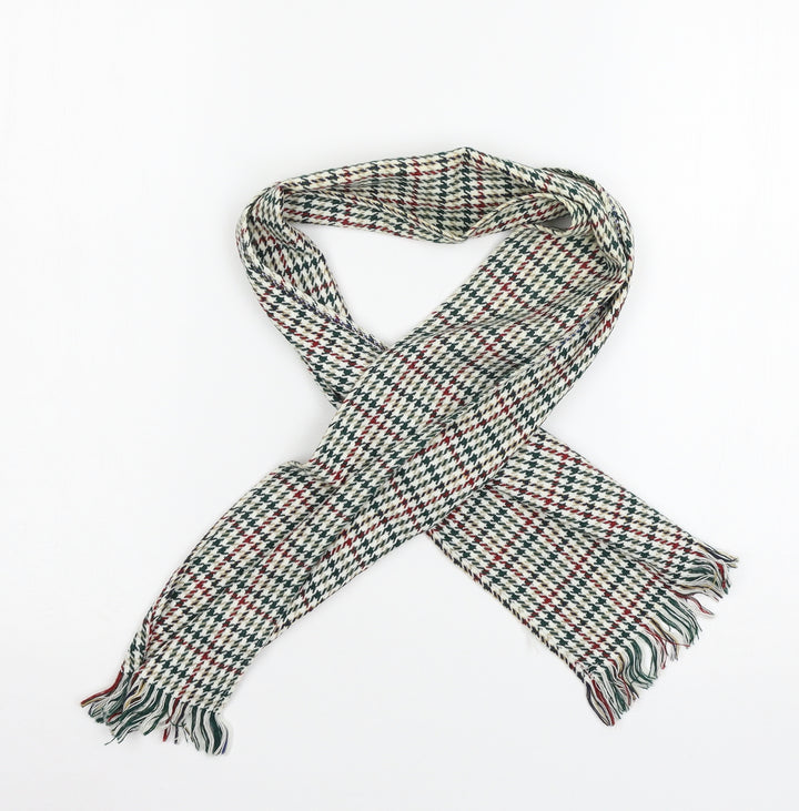 Preworn Womens Multicoloured Houndstooth Scarf