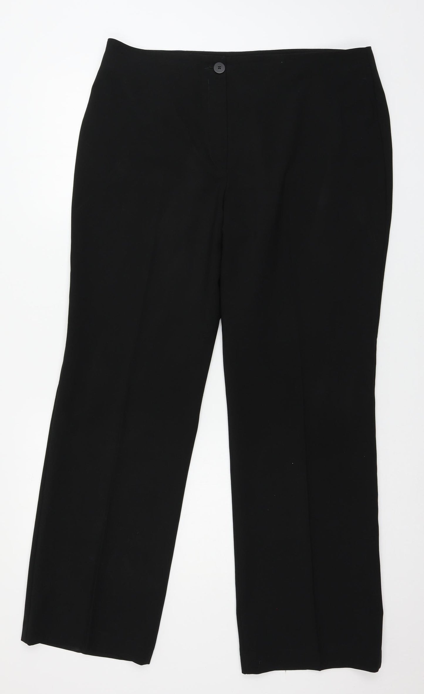 Marks and Spencer Womens Black   Trousers  Size 18 L29 in