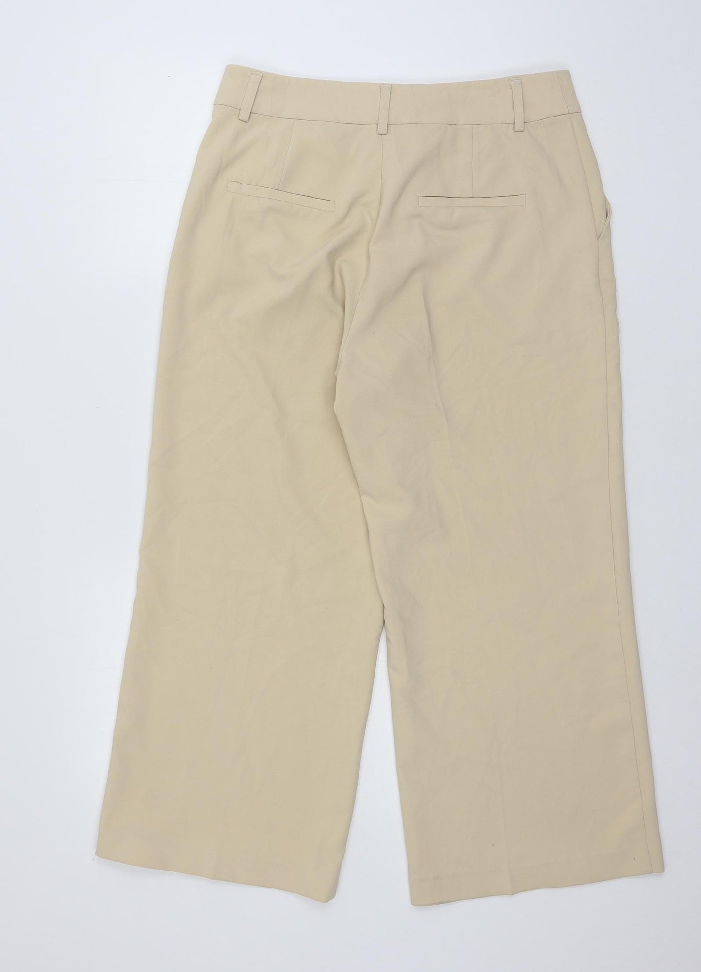 Gestuz Womens Beige   Cropped Trousers Size 12 L24 in