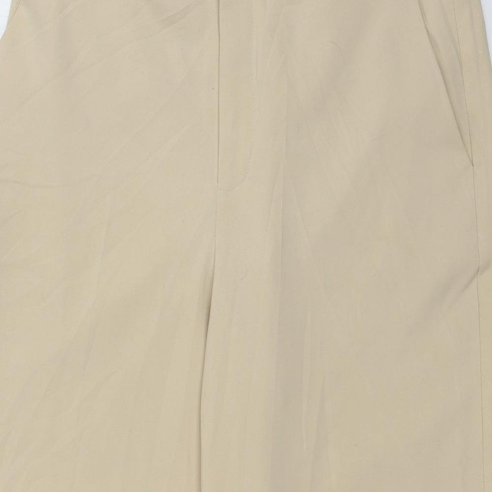 Gestuz Womens Beige   Cropped Trousers Size 12 L24 in