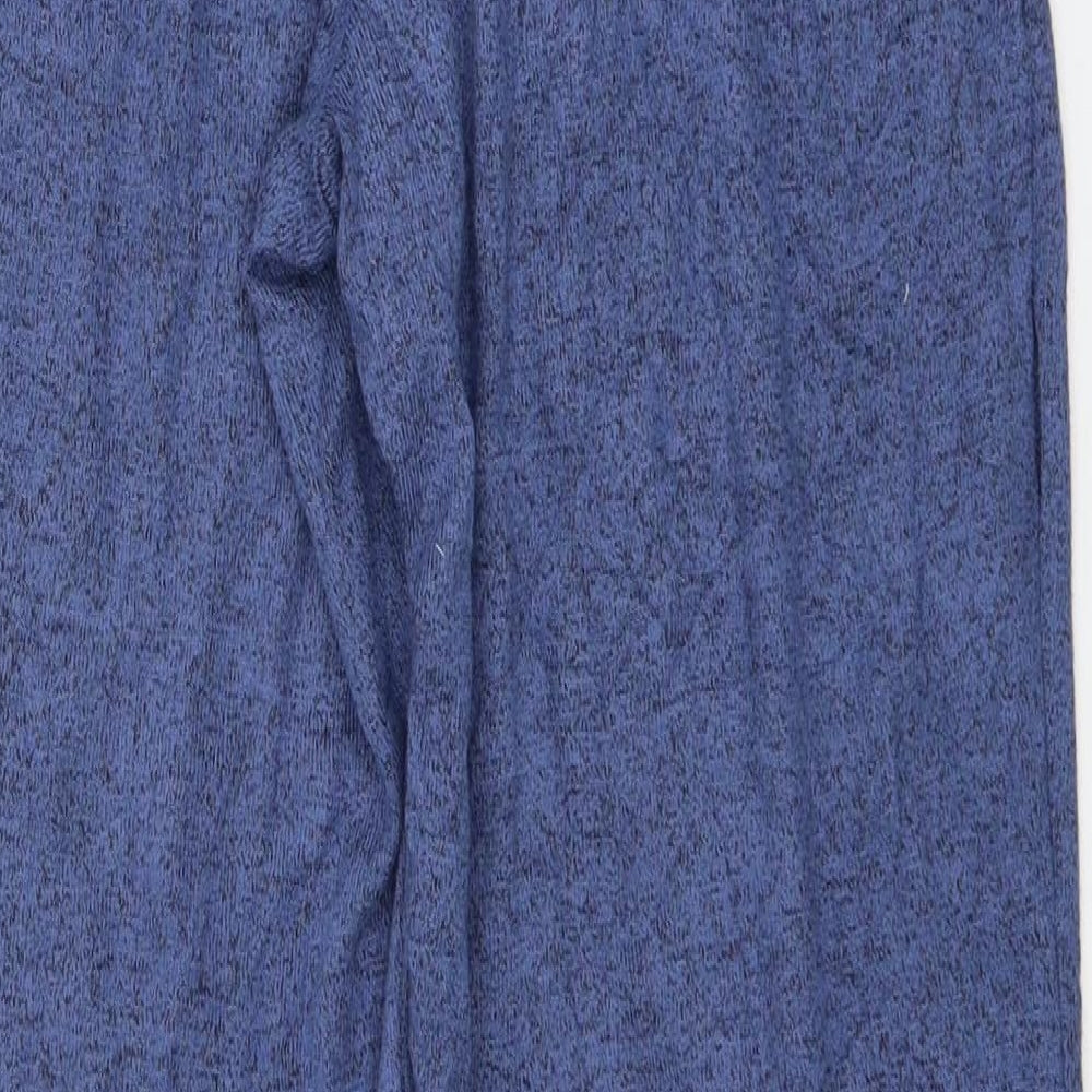 Marks and Spencer Womens Blue Solid Jersey Top Pyjama Pants Size 8