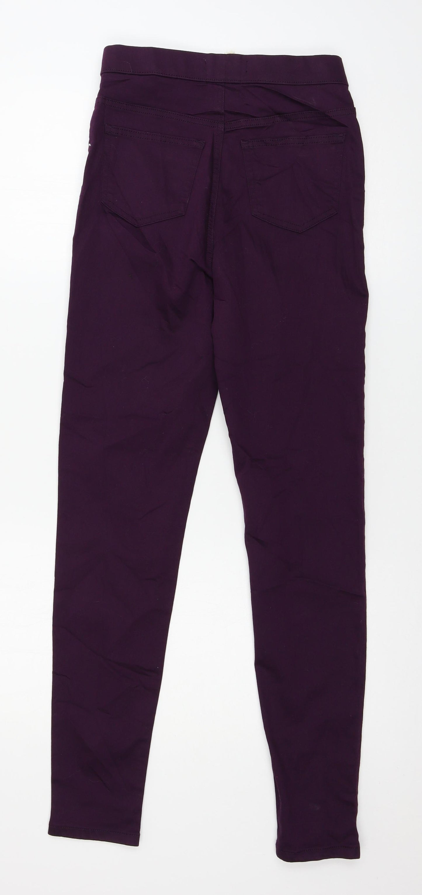 Preworn Womens Purple  Denim Jegging Jeans Size 26 in L29 in