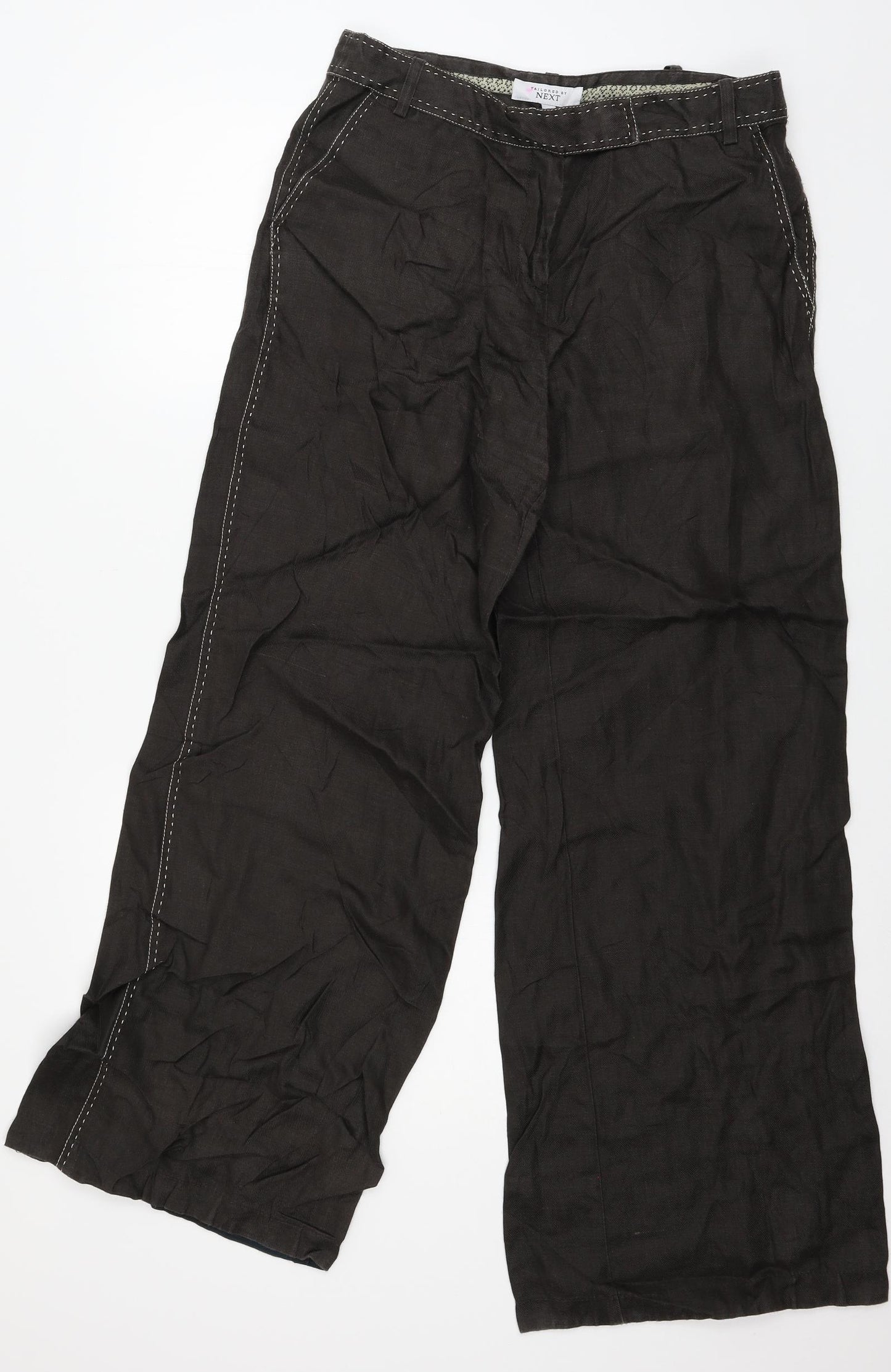 NEXT Womens Brown   Trousers  Size 12 L30 in