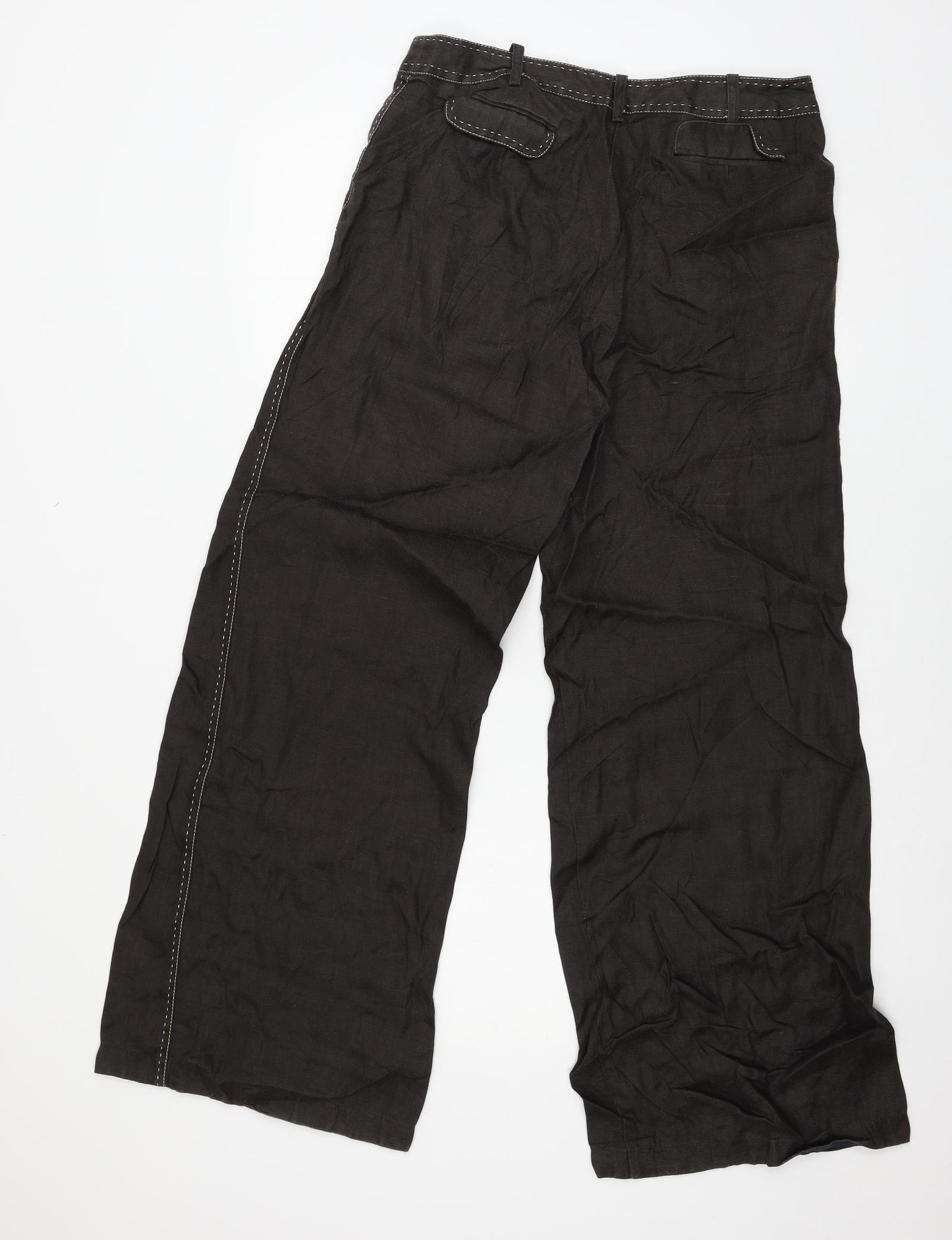 NEXT Womens Brown   Trousers  Size 12 L30 in
