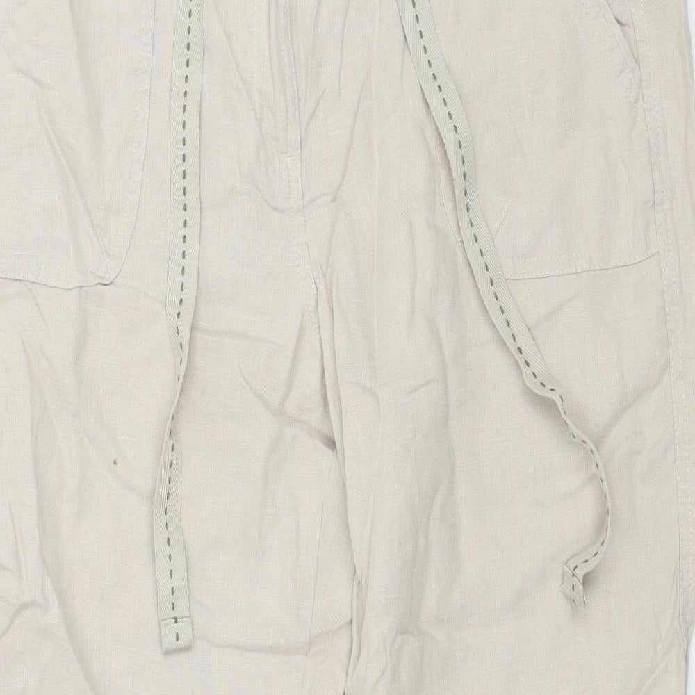 George Womens Beige   Trousers  Size 12 L28 in