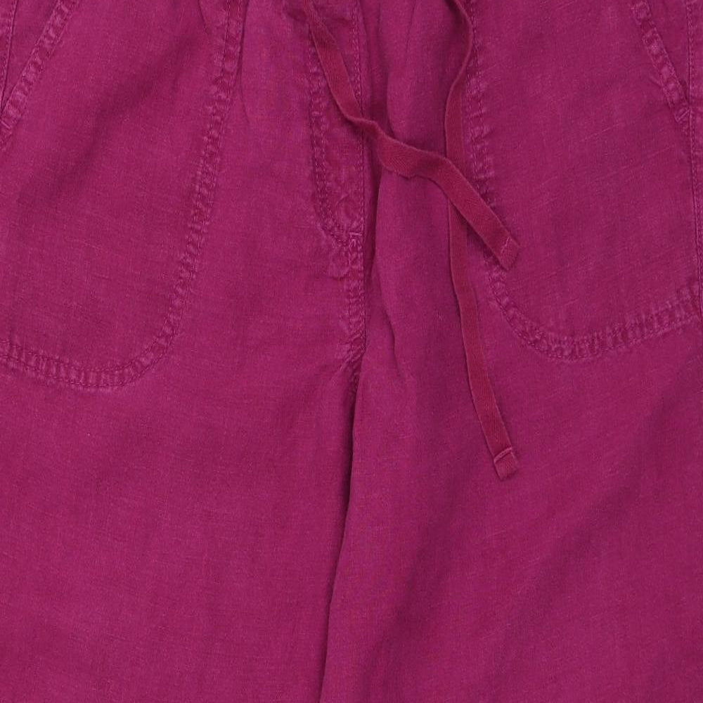 Marks and Spencer Womens Pink   Trousers  Size 14 L25 in