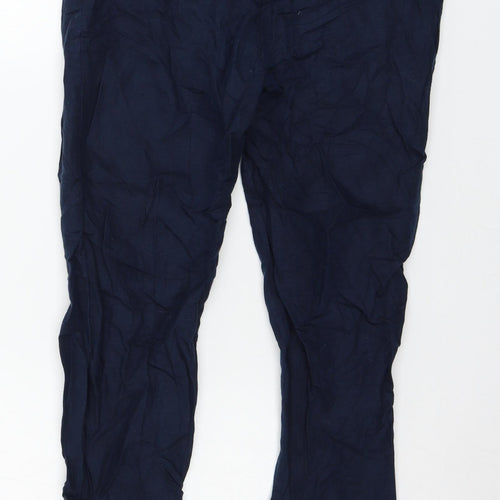 H&M Womens Blue   Trousers  Size 6 L23 in