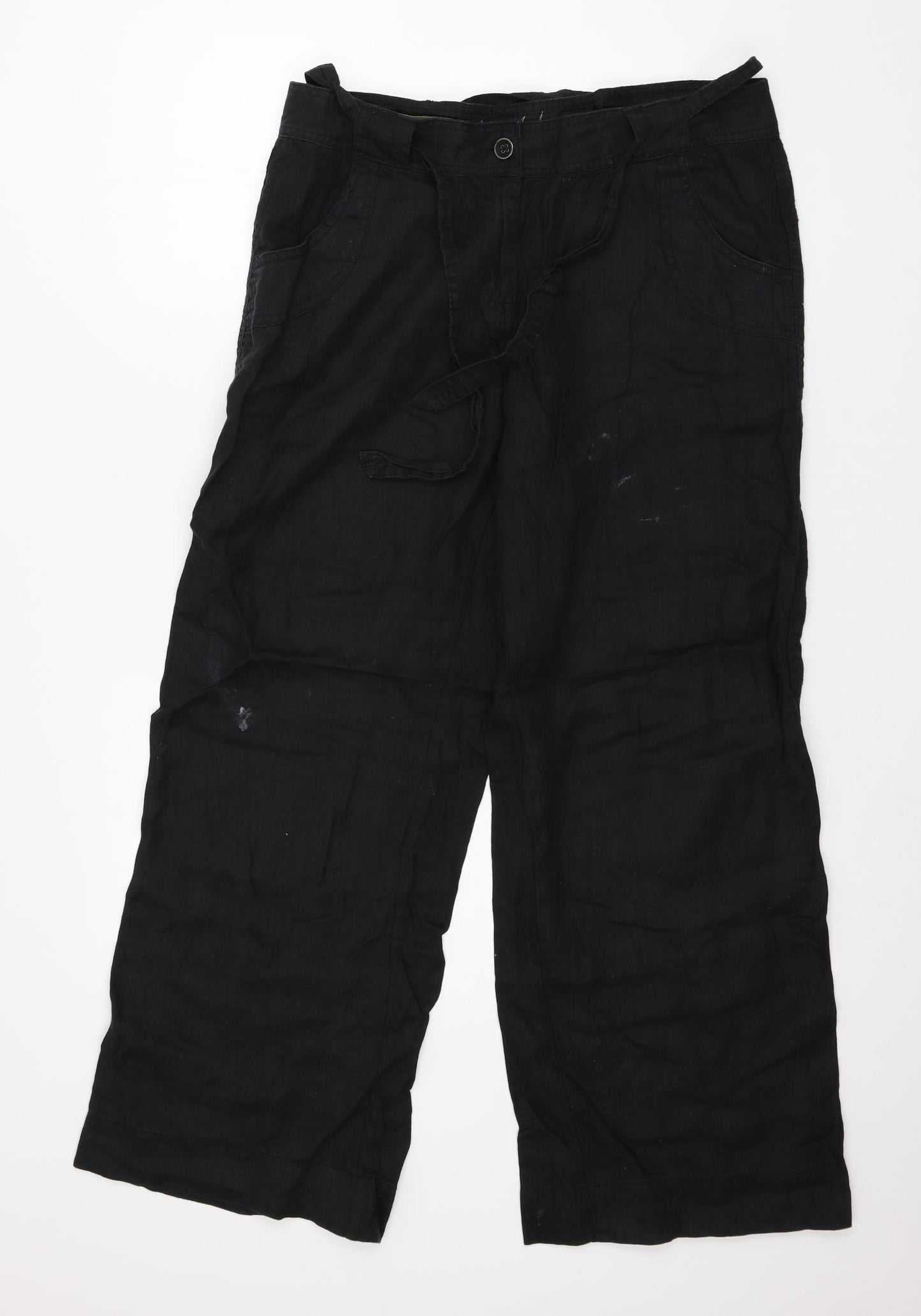 George Womens Black   Trousers  Size 10 L28 in