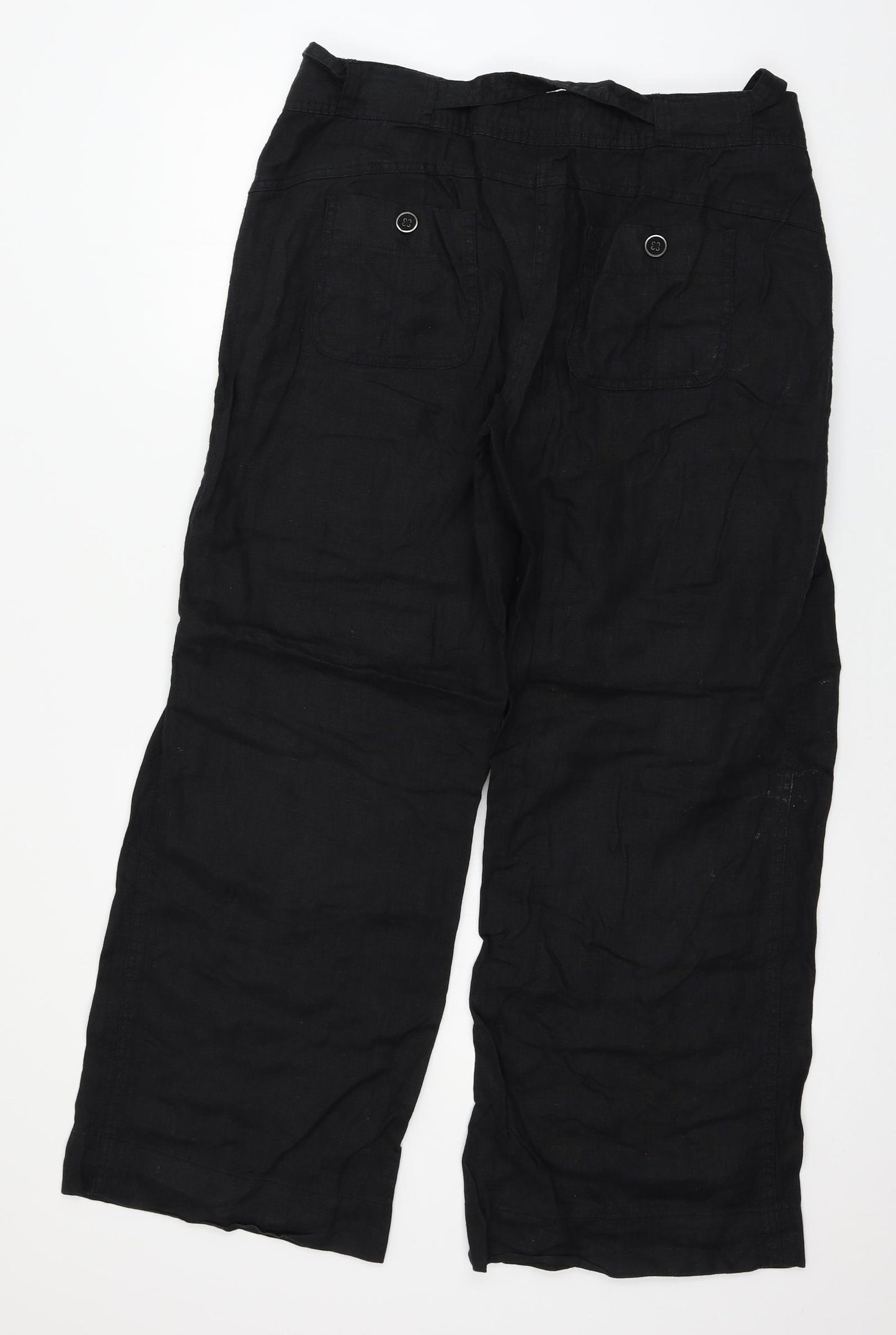 George Womens Black   Trousers  Size 10 L28 in