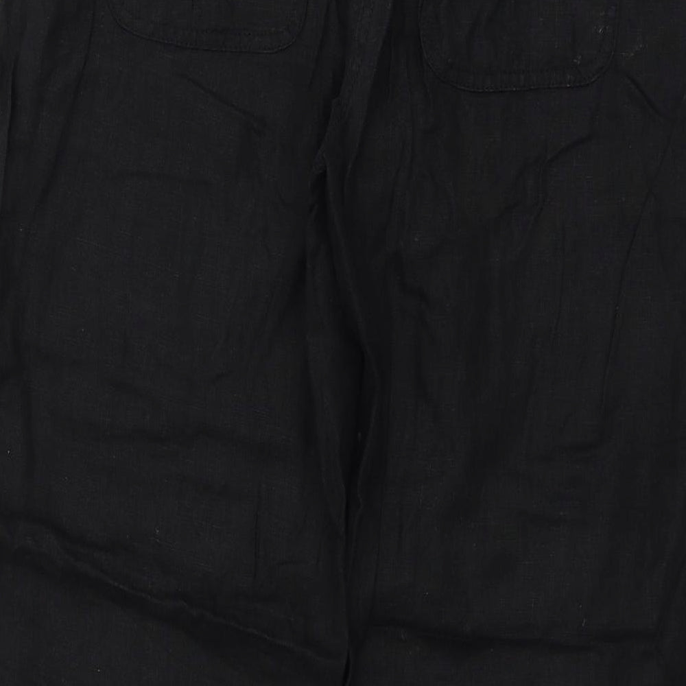 George Womens Black   Trousers  Size 10 L28 in