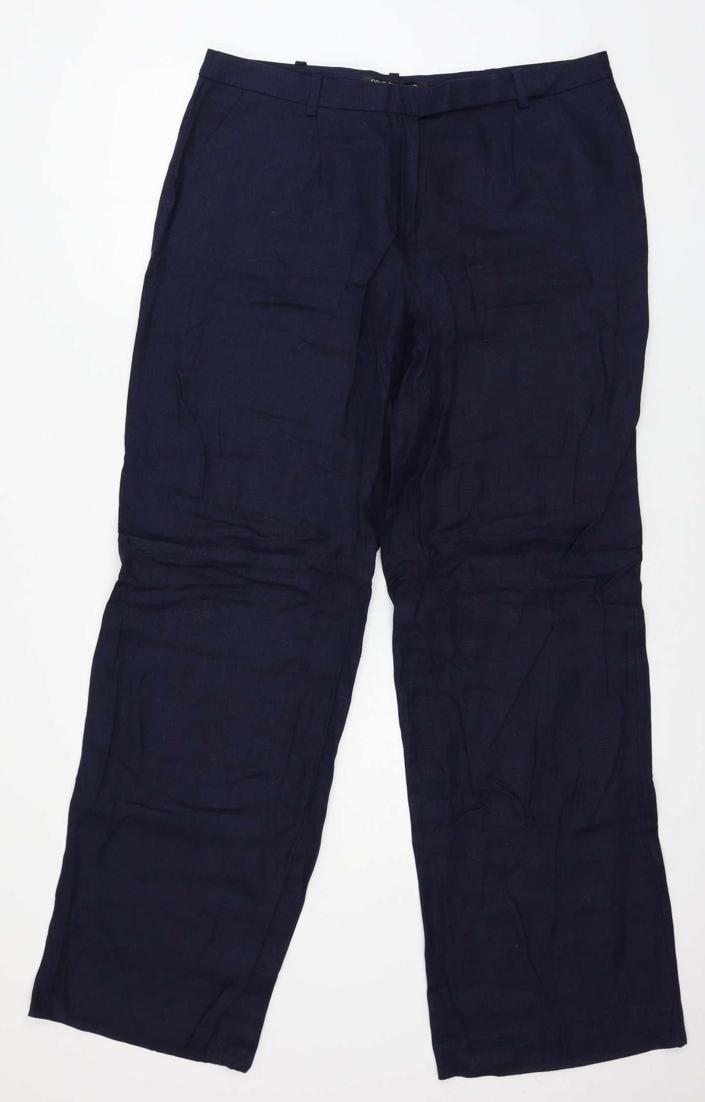 NEXT Womens Blue   Trousers  Size 14 L31 in