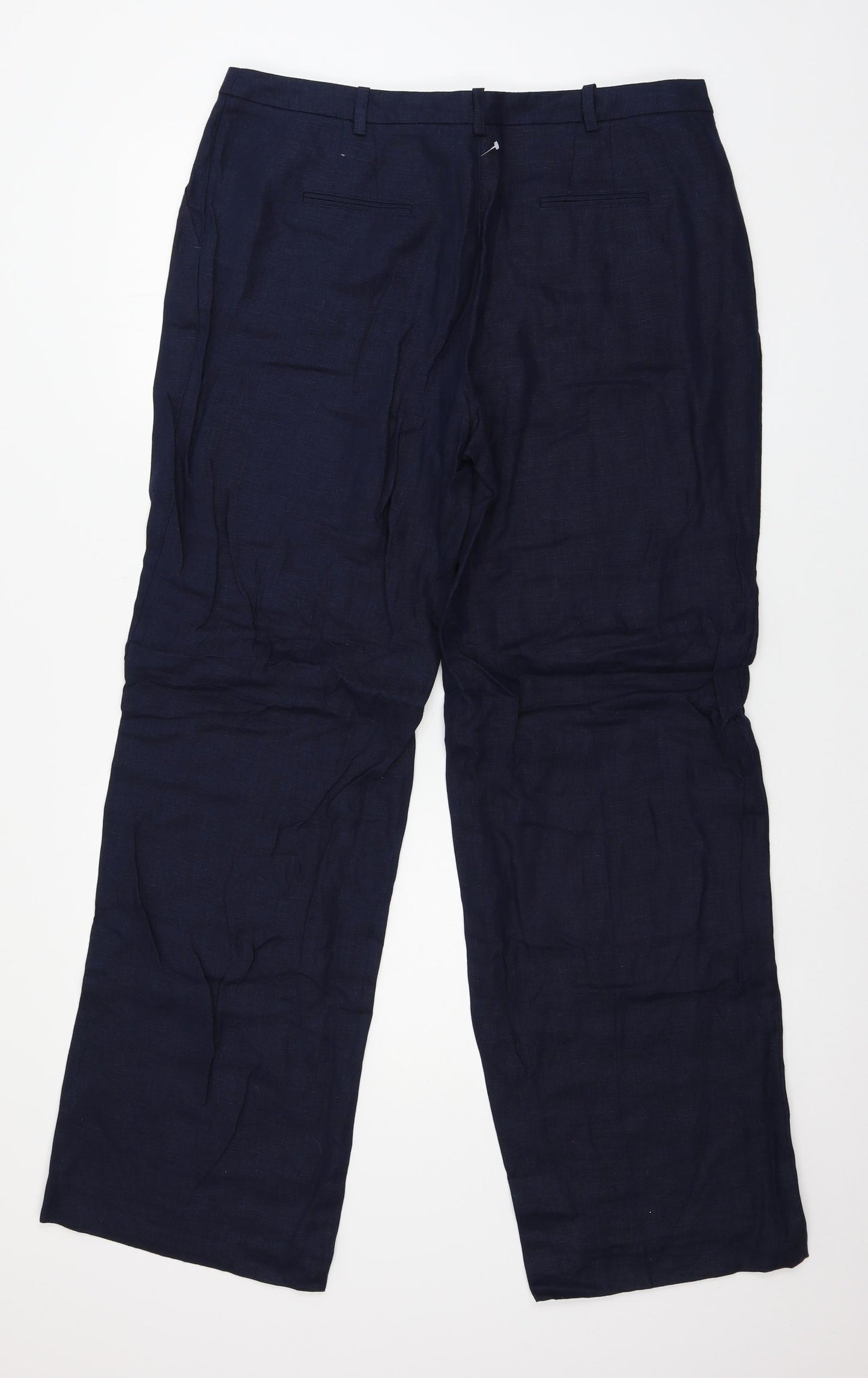 NEXT Womens Blue   Trousers  Size 14 L31 in