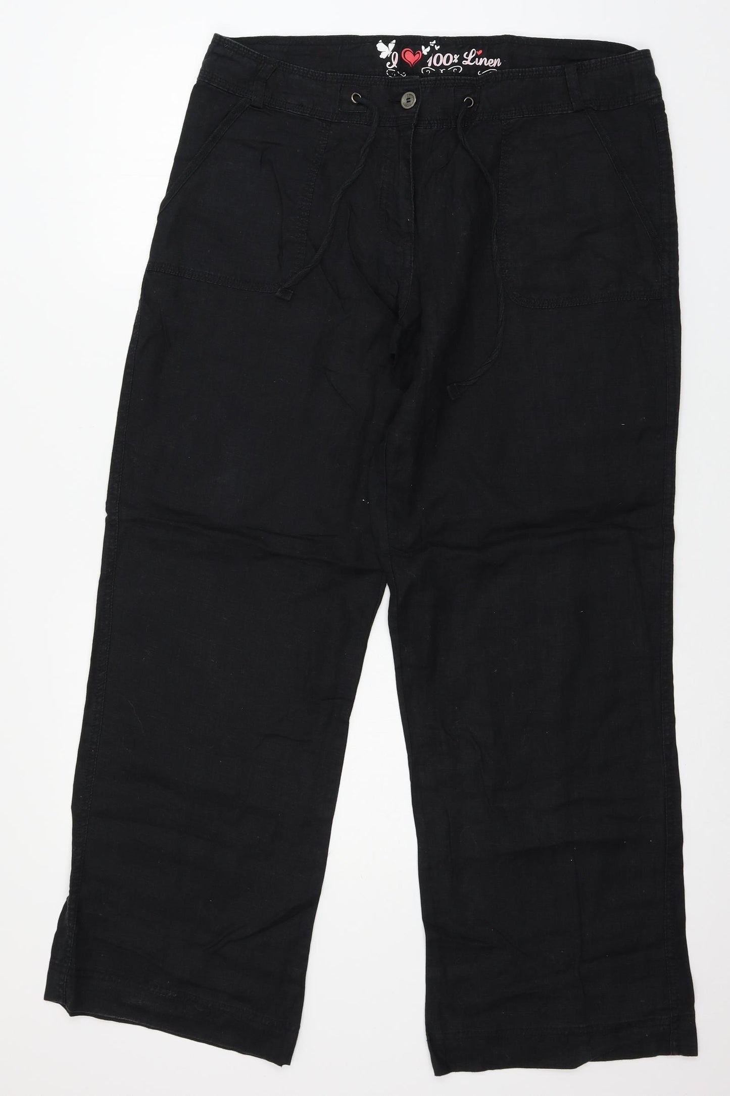 Atmosphere Womens Black   Trousers  Size 16 L29 in