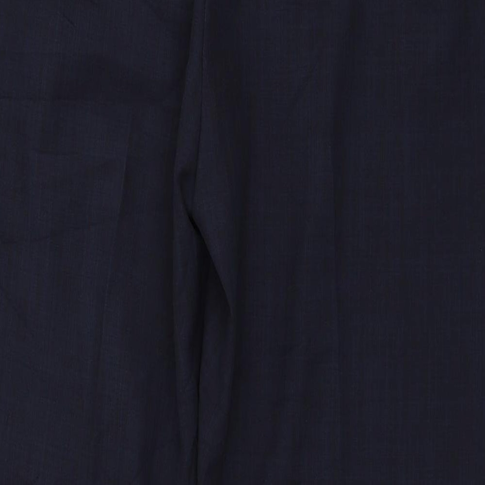 Marks and Spencer Womens Blue   Trousers  Size 14 L28 in