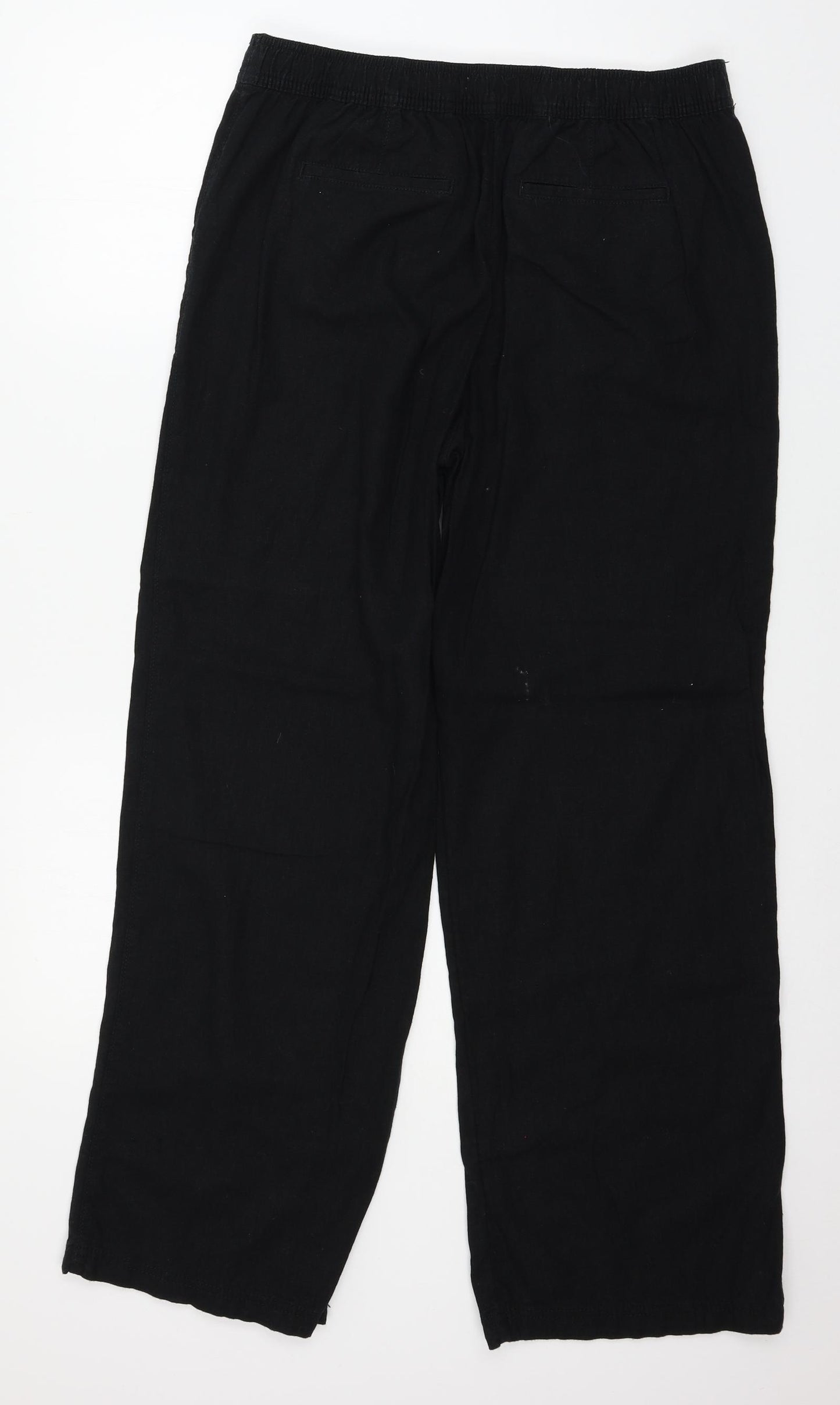 TU Womens Black   Trousers  Size 14 L29 in