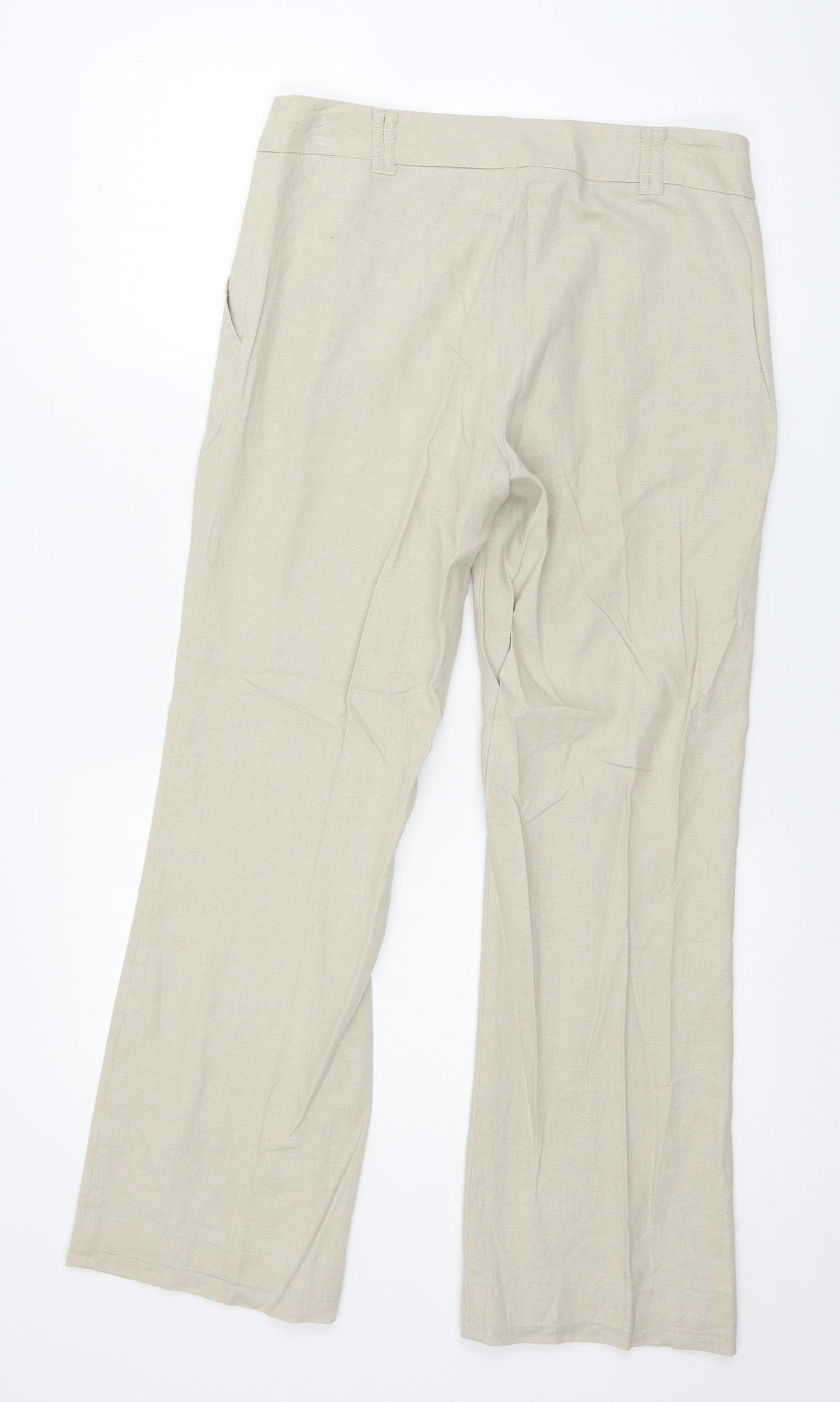 George Womens Beige   Trousers  Size 10 L28 in