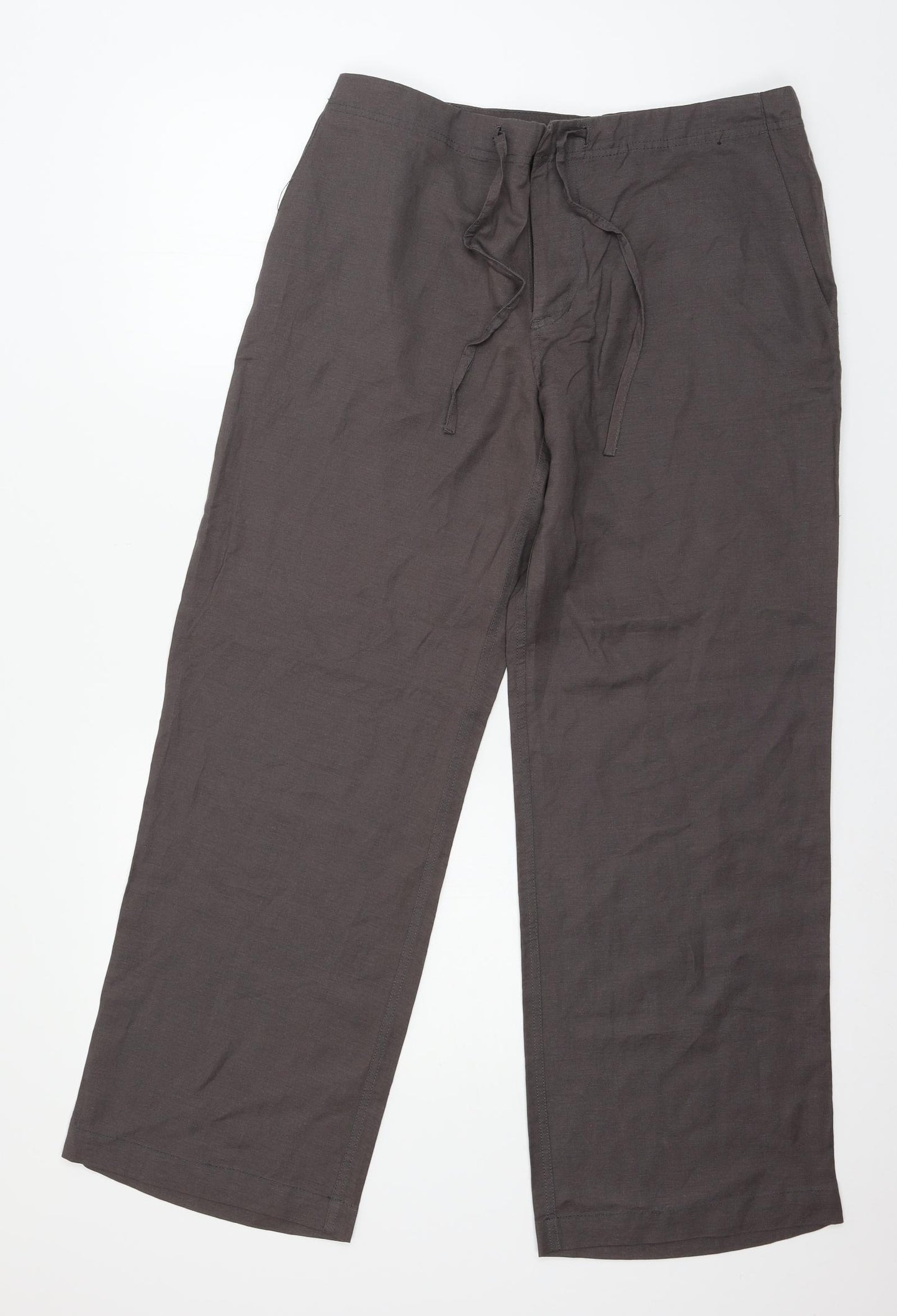 Monsoon Womens Grey   Trousers  Size 32 in L29 in