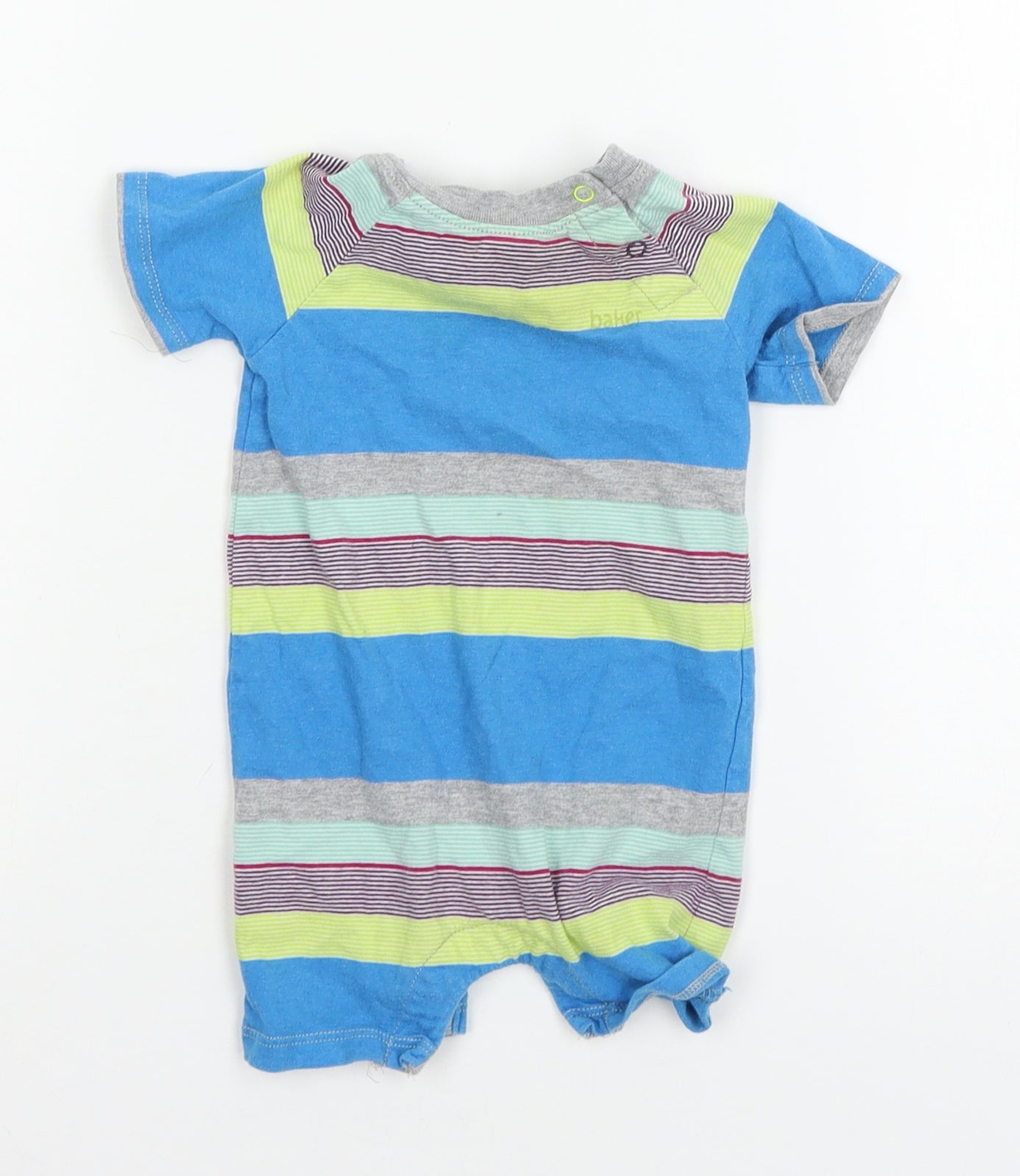 Ted Baker Baby Multicoloured Striped Jersey Babygrow One-Piece Size 3-6 Months
