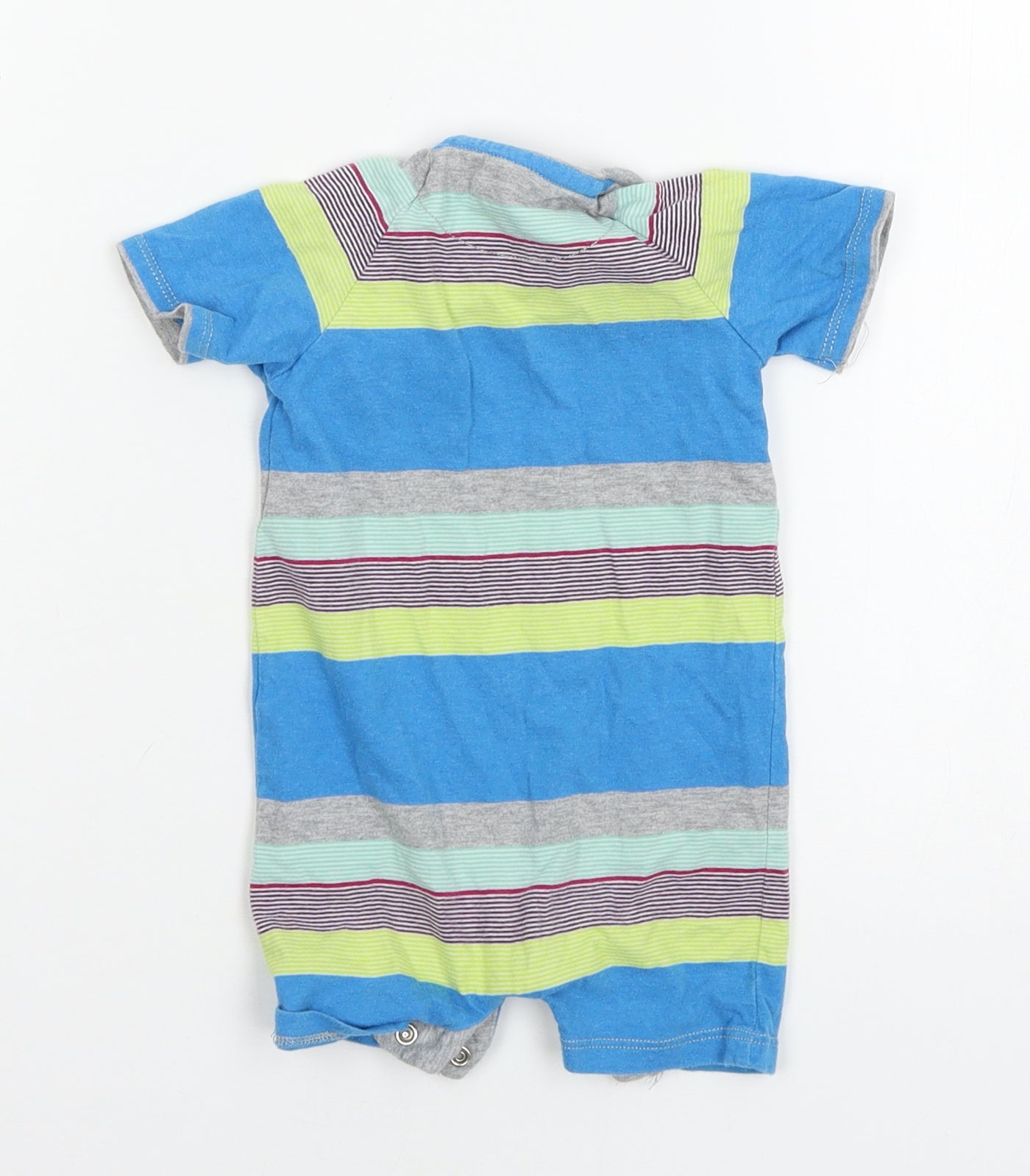 Ted Baker Baby Multicoloured Striped Jersey Babygrow One-Piece Size 3-6 Months