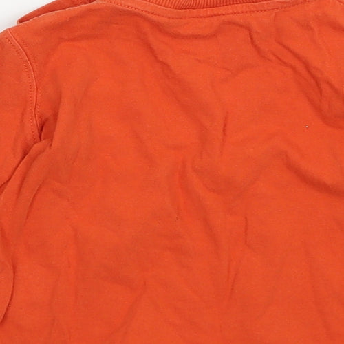 John Lewis Baby Orange  Jersey Basic T-Shirt Size 6-9 Months