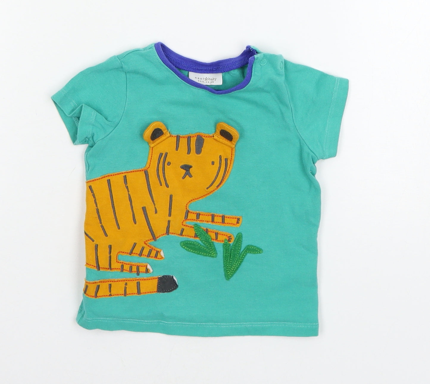 NEXT Baby Green  Jersey Basic T-Shirt Size 3-6 Months  - Tiger