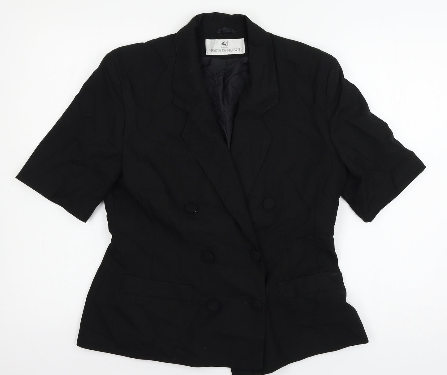House of Frazer Womens Black   Jacket  Size 12