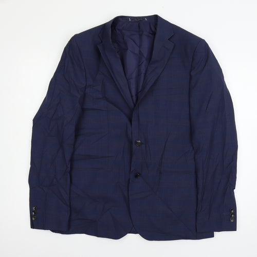 Marks and Spencer Mens Blue   Jacket Suit Jacket Size L